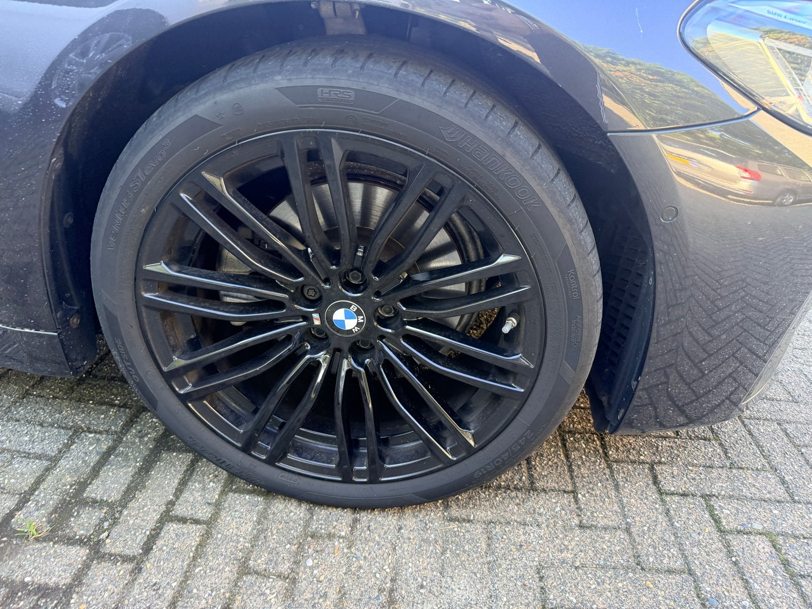 BMW 19 inch breedset velgen met zomerbanden, Banden en Velgen, Personenwagen, Zomerbanden, Ophalen