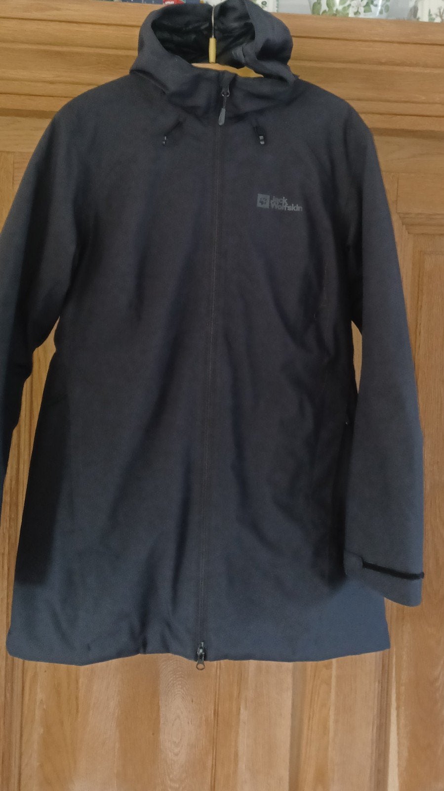Winterjas Jack Wolfskin, maat L, Zwart, Maat 42/44 (L), Ophalen of Verzenden, Zo goed als nieuw