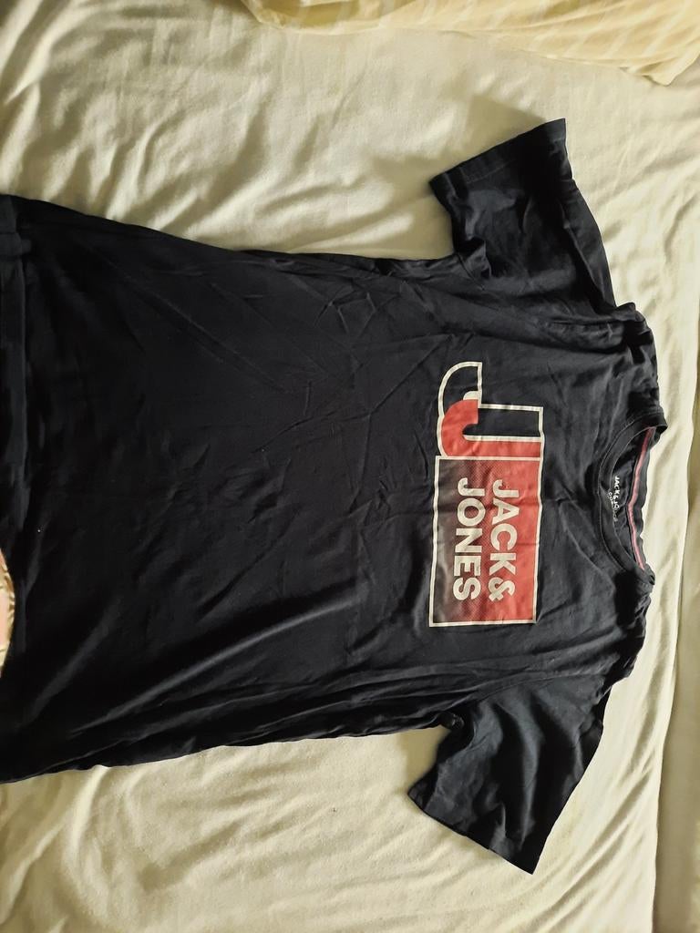Jack & Jones T-shirts (2 stuks) - Maat m, Ophalen of Verzenden, Gedragen, Jack & Jones, Maat 48/50 (M)