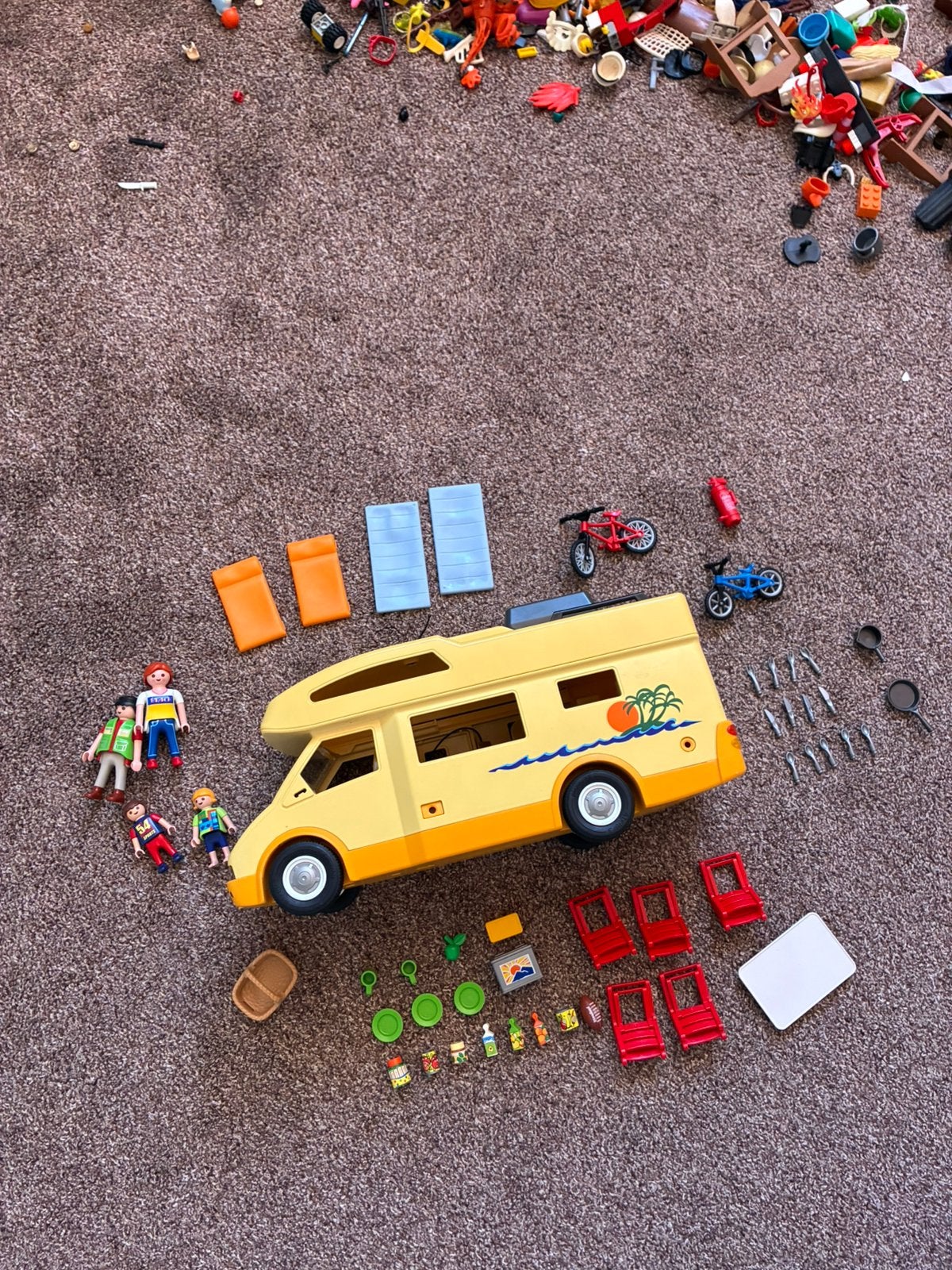 Playmobil familie campeerwagrn 3647, Ophalen of Verzenden, Zo goed als nieuw