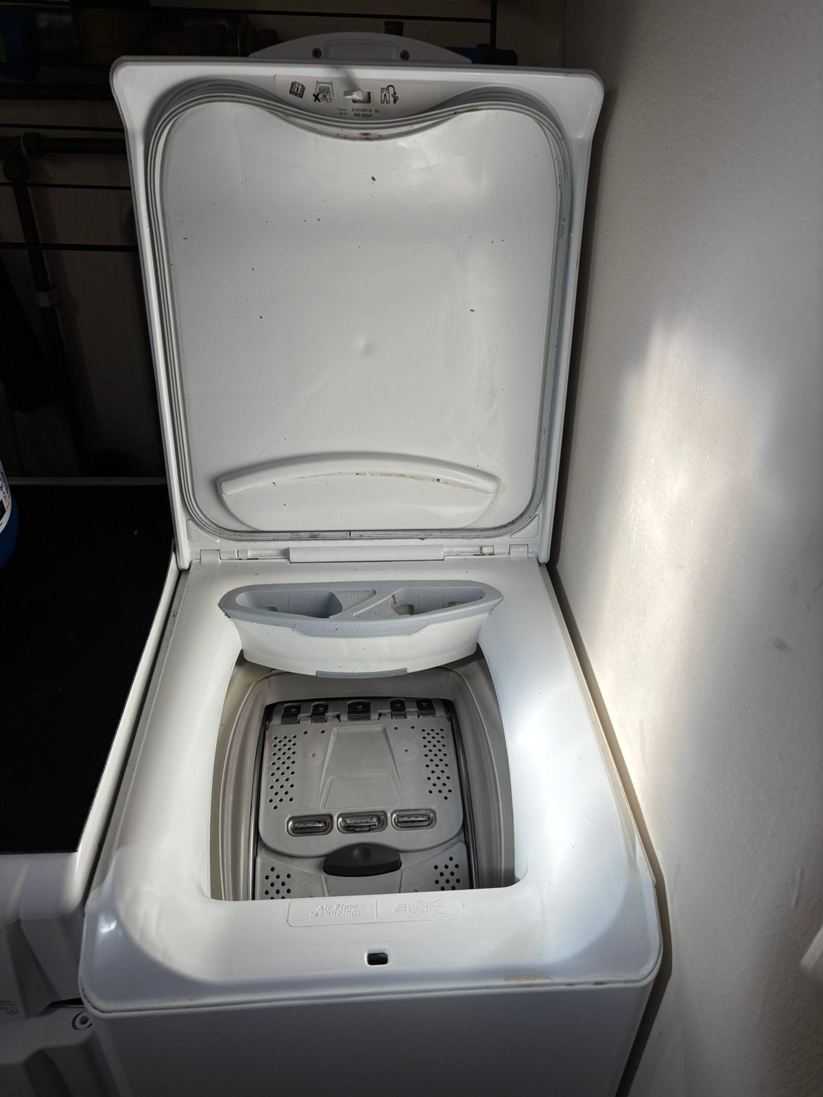 Zanussi Lindo100 wasmachine bovenlader 39cm br en 85cm hoog, Ophalen, Gebruikt