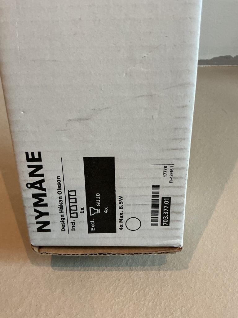 IKEA NYMANE LAMP 703.377.01, Ophalen of Verzenden, Nieuw, Minder dan 100 cm