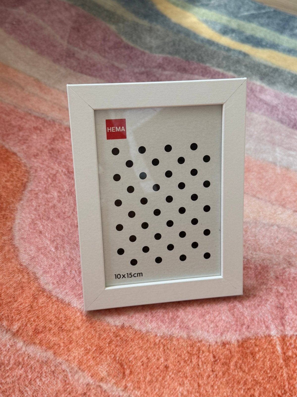 HEMA White Photo Frame 10x15 cm (4x5”) with Original Insert, Audio, Tv en Foto, Fotografie | Fotolijsten, Standaard fotolijst
