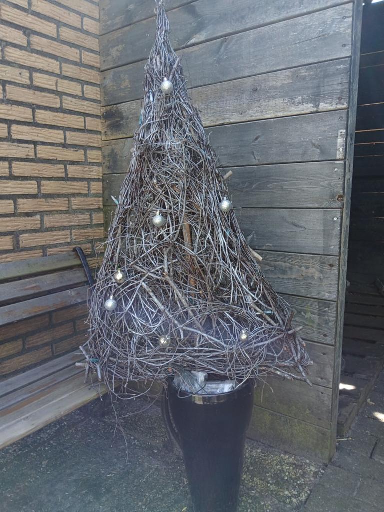 Kerstboom van takken GRATIS, Ophalen