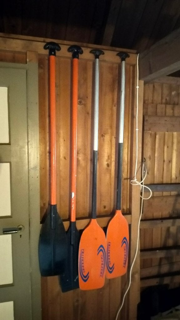 4 kajak roeipeddels, Ophalen, Zo goed als nieuw, Overige typen