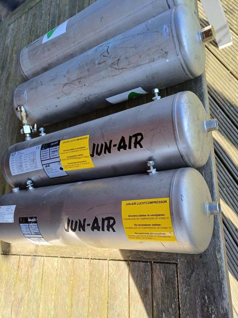 tankje rvs lucht compressor tankje rvs ,tankje trekker rvs, 10 bar of meer, Ophalen of Verzenden, Zo goed als nieuw, Minder dan 200 liter/min