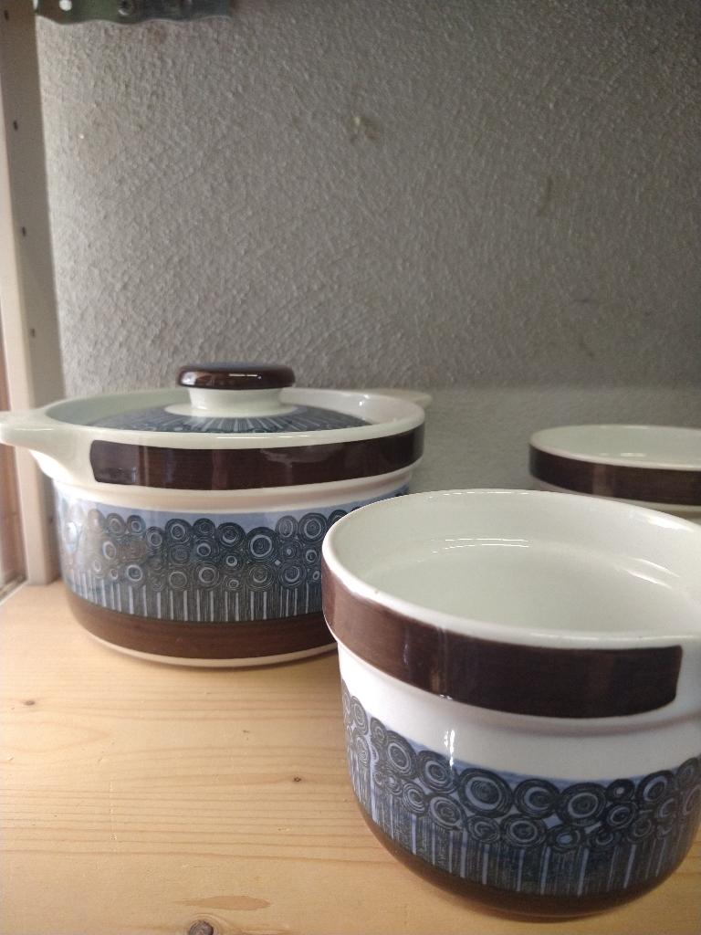 Rörstrand Amanda sauskommen + dekschaal, Antiek en Kunst, Ophalen of Verzenden