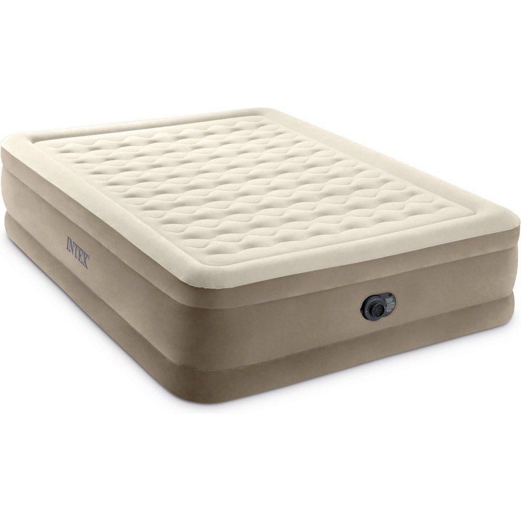 Intex 64428ND Ultra Plush 2-Persoons 152x203x46cm+Pomp Beige, Ophalen of Verzenden, Intex, Intex, Intex