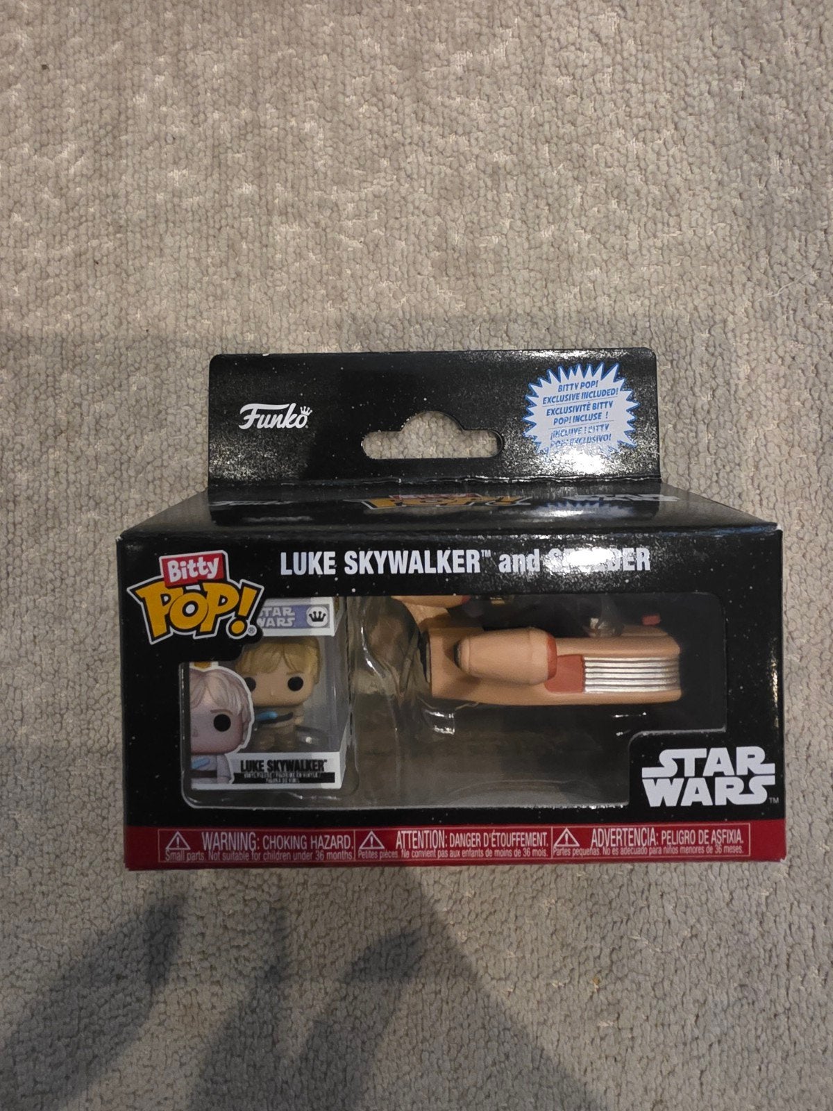 Funko Bitty Pop! Star Wars Luke Skywalker & Speeder, Ophalen of Verzenden, Nieuw