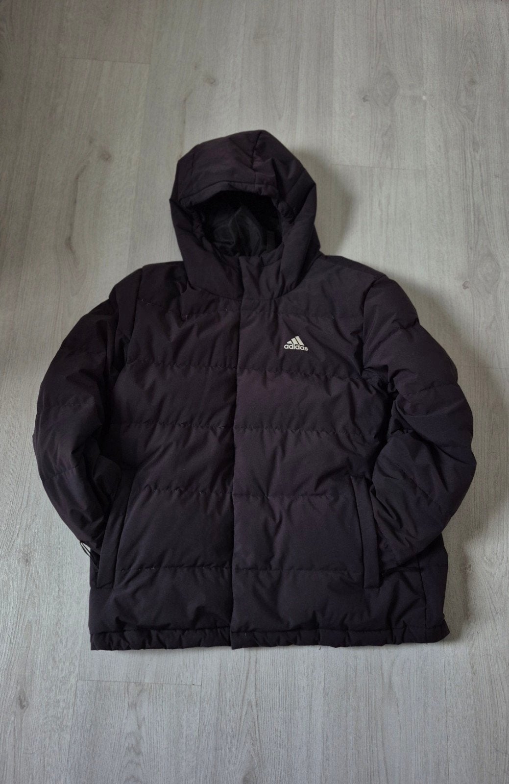 Adidas winterjas, Maat 48/50 (M), Zwart, Ophalen of Verzenden, Zo goed als nieuw