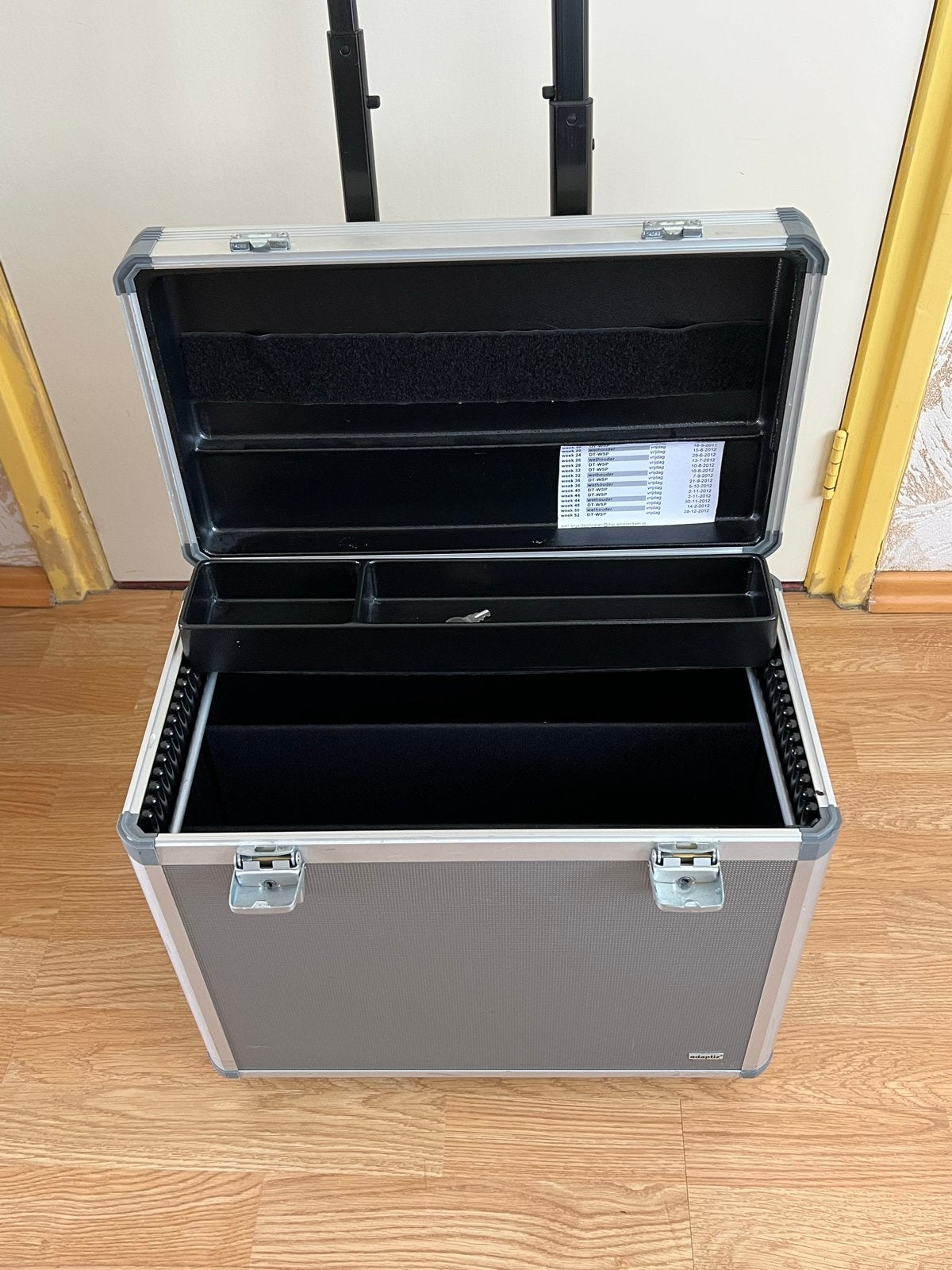 Adaptiz Classic Kantoorkoffer met Wieltjes en Slot, Slot, Minder dan 50 cm, Ophalen of Verzenden, Zo goed als nieuw