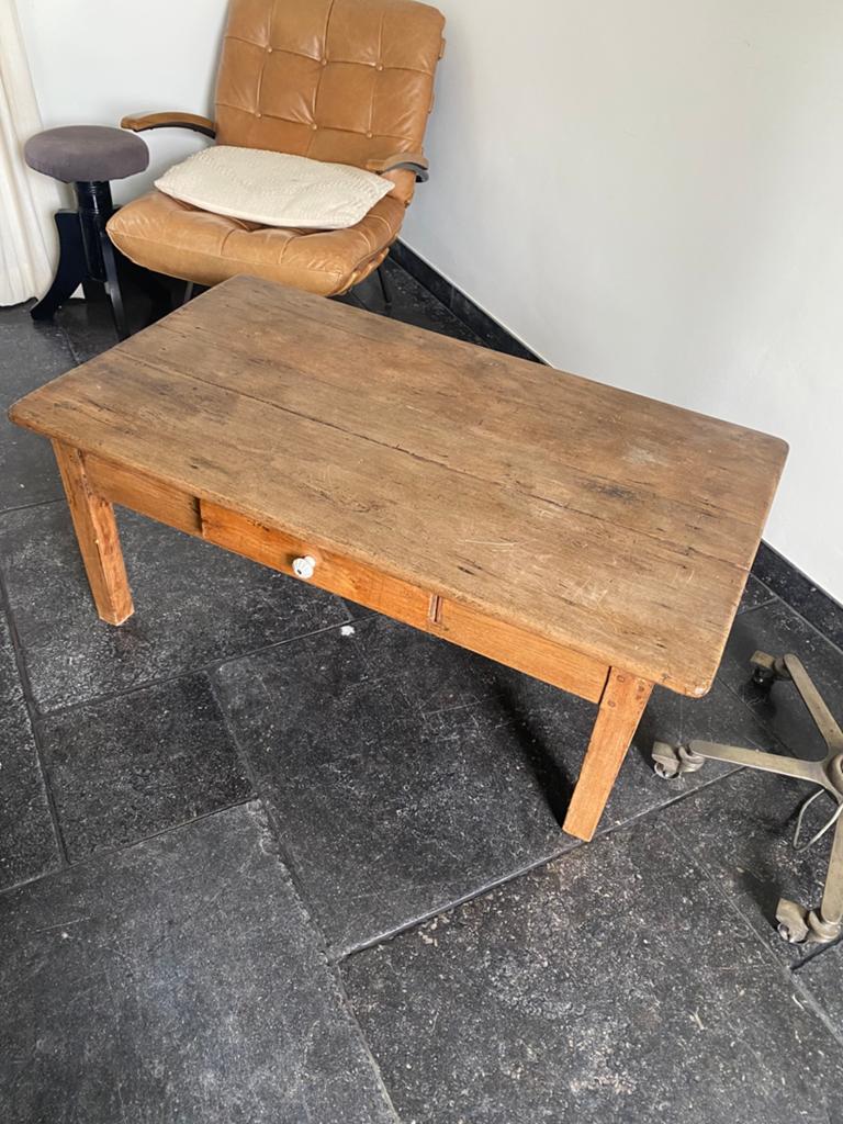 Salontafel. Antiek, Huis en Inrichting, Tafels | Salontafels, Ophalen, Gebruikt, 100 tot 150 cm, 50 tot 100 cm