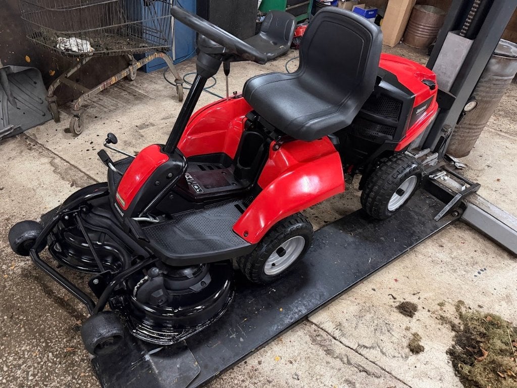jonsered FR 2312 MA  frontmaaier husqvarna r112c, Ophalen, Gebruikt, Elektrische starter, Minder dan 90 cm