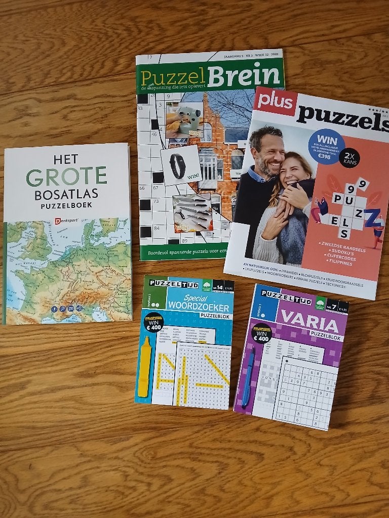 Puzzelboeken denksport, Ophalen of Verzenden, Minder dan 500 stukjes, Nieuw