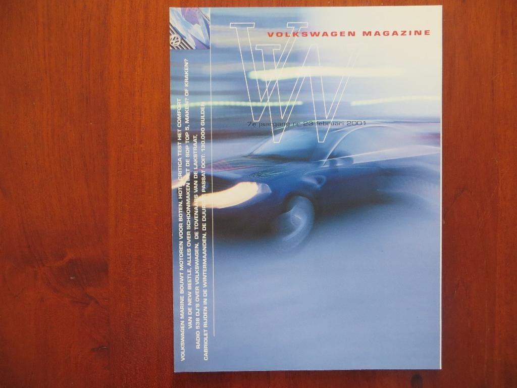 Volkswagen Magazine 23 (febr. 2001) VW Marine, New Beetle, Ophalen of Verzenden, Nieuw, Volkswagen