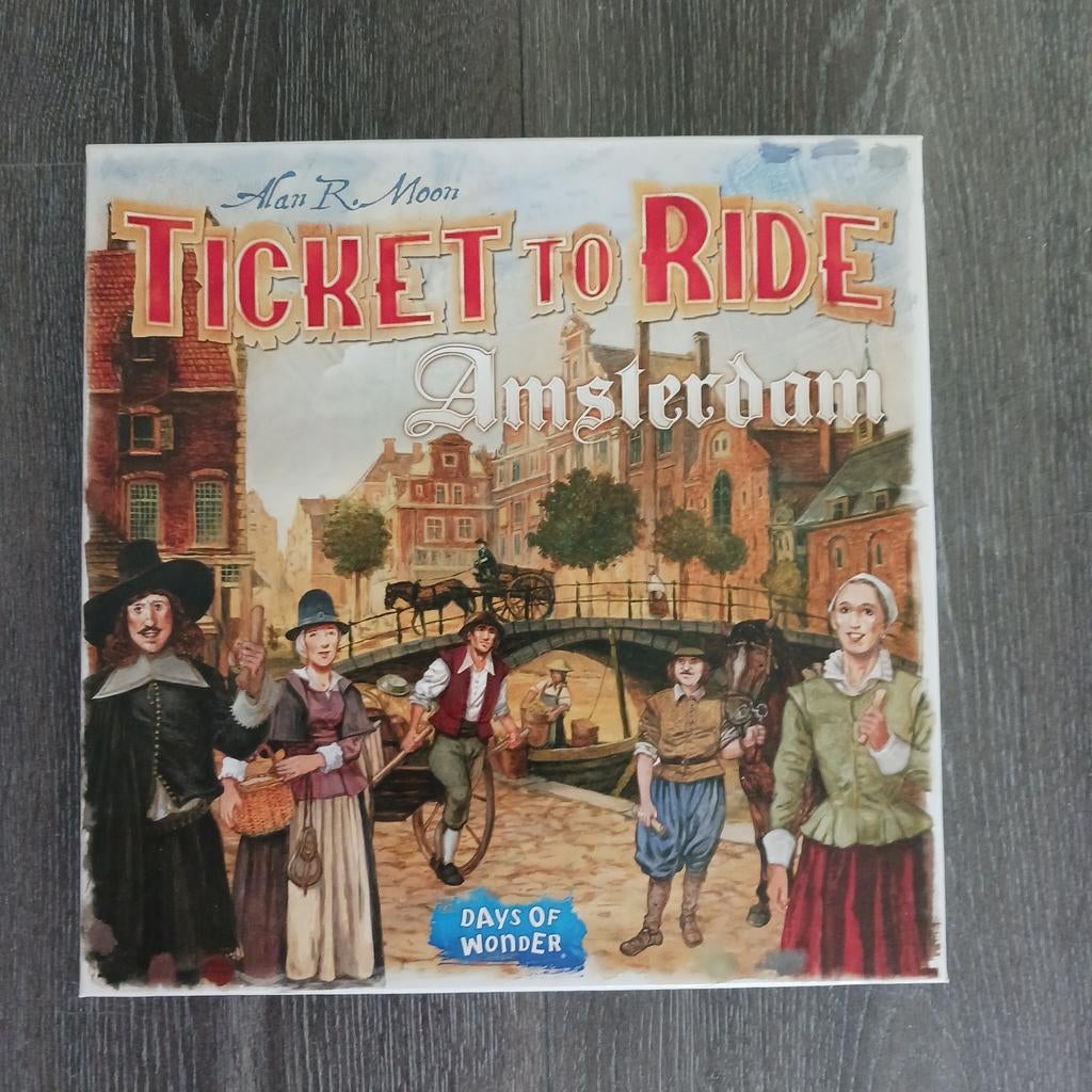 Nr 33) Ticket to Ride. Amsterdam, Hobby en Vrije tijd, Gezelschapsspellen | Bordspellen, Ophalen of Verzenden, Nieuw