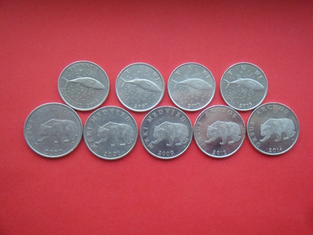 Kroatië setje munten 2 en 5 Kuna 2000 / 2014., Verzenden, Overige landen, Setje