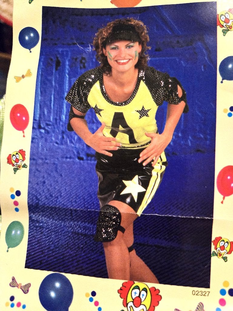 Disco Flower Power outfit mt 40, Ophalen of Verzenden, Nieuw, Maat 38/40 (M), Carnaval