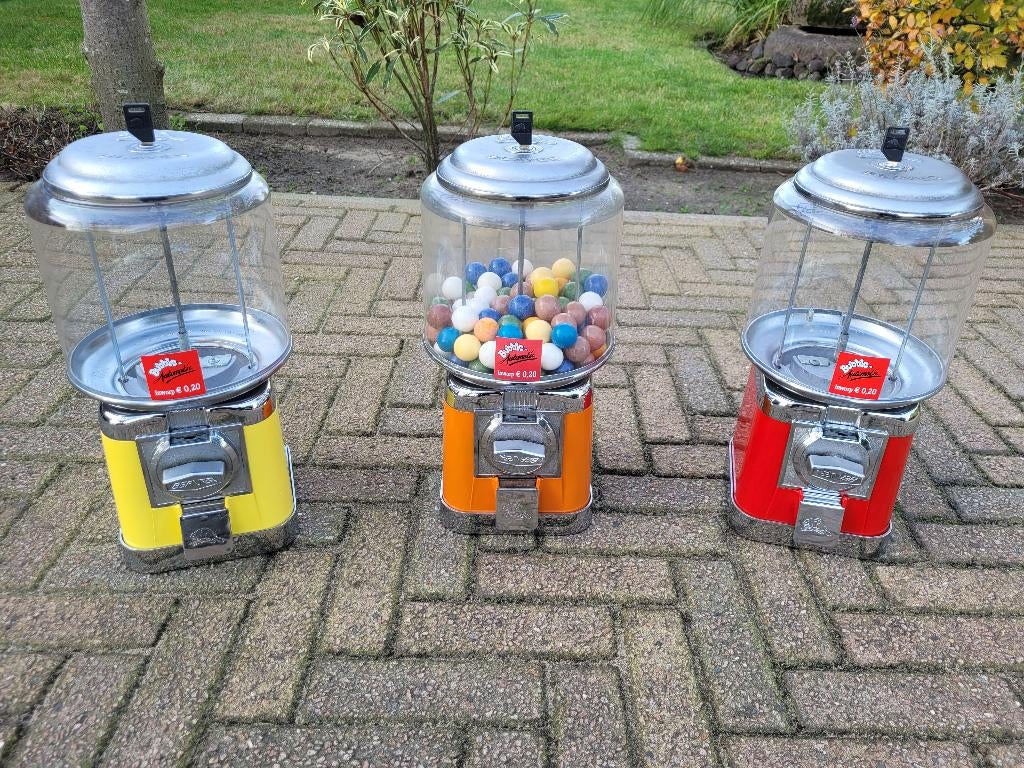 retro sixties fifties BEAVER kauwgomballen pinda automaten, Ophalen