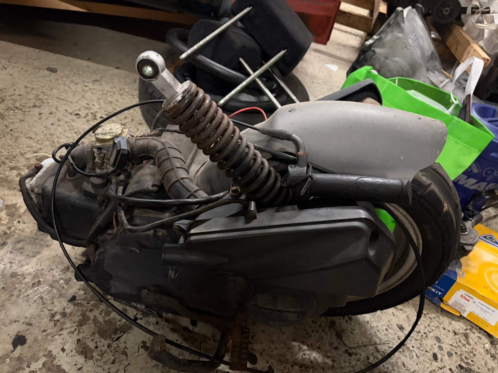 Sym 50cc 4 takt motorblok, Ophalen, Zo goed als nieuw, Blok