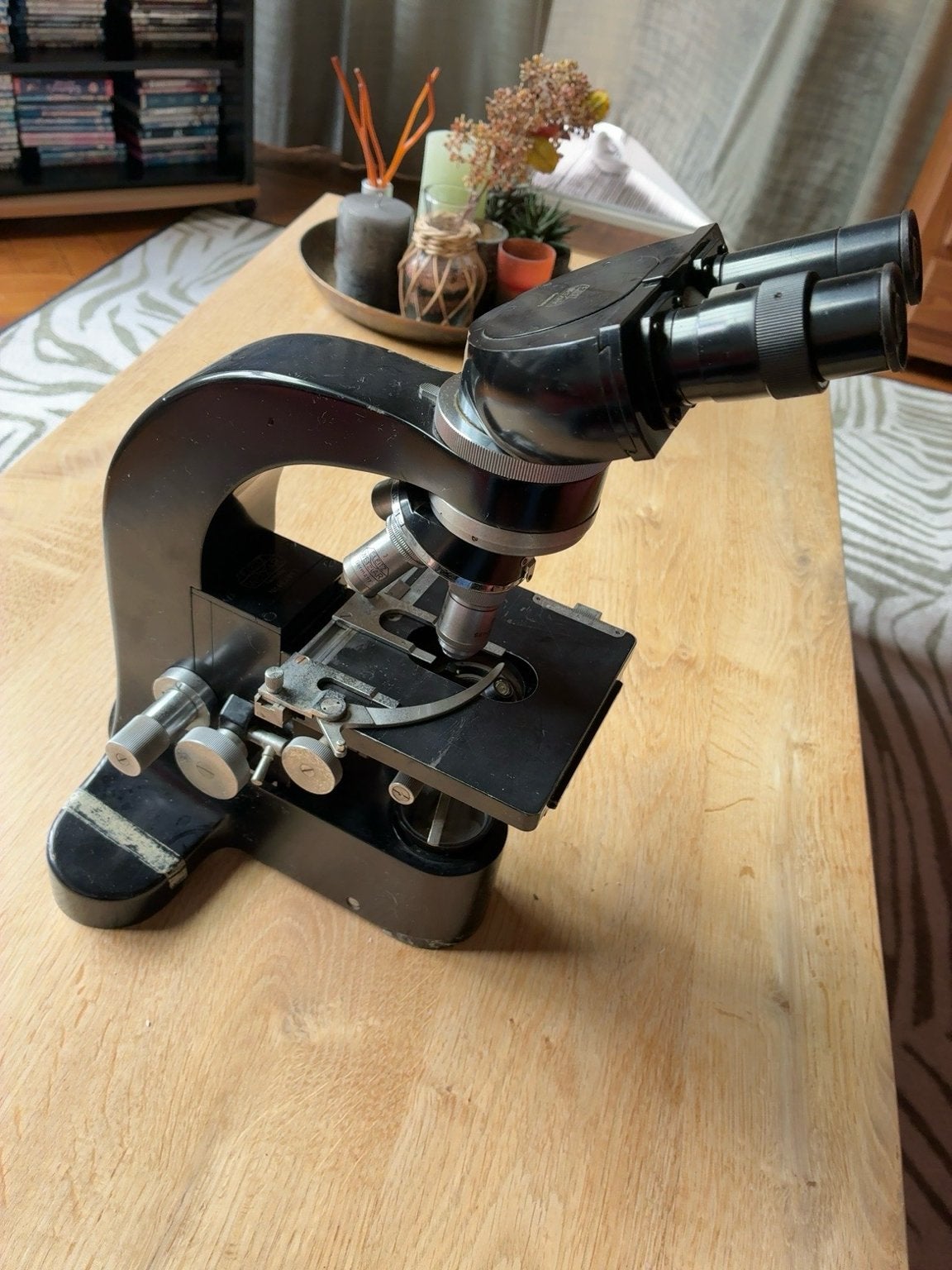Professionele Leitz Wetzlar laboratoriummicroscoop ca. 1953, Verzenden, Gebruikt, Minder dan 400x