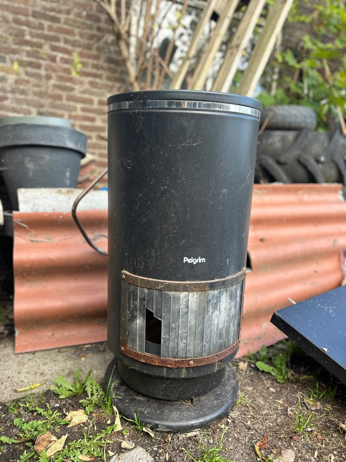 Gaskachel Pelgrim opknapper, Huis en Inrichting, Ophalen, Gebruikt, Gas, Vrijstaand
