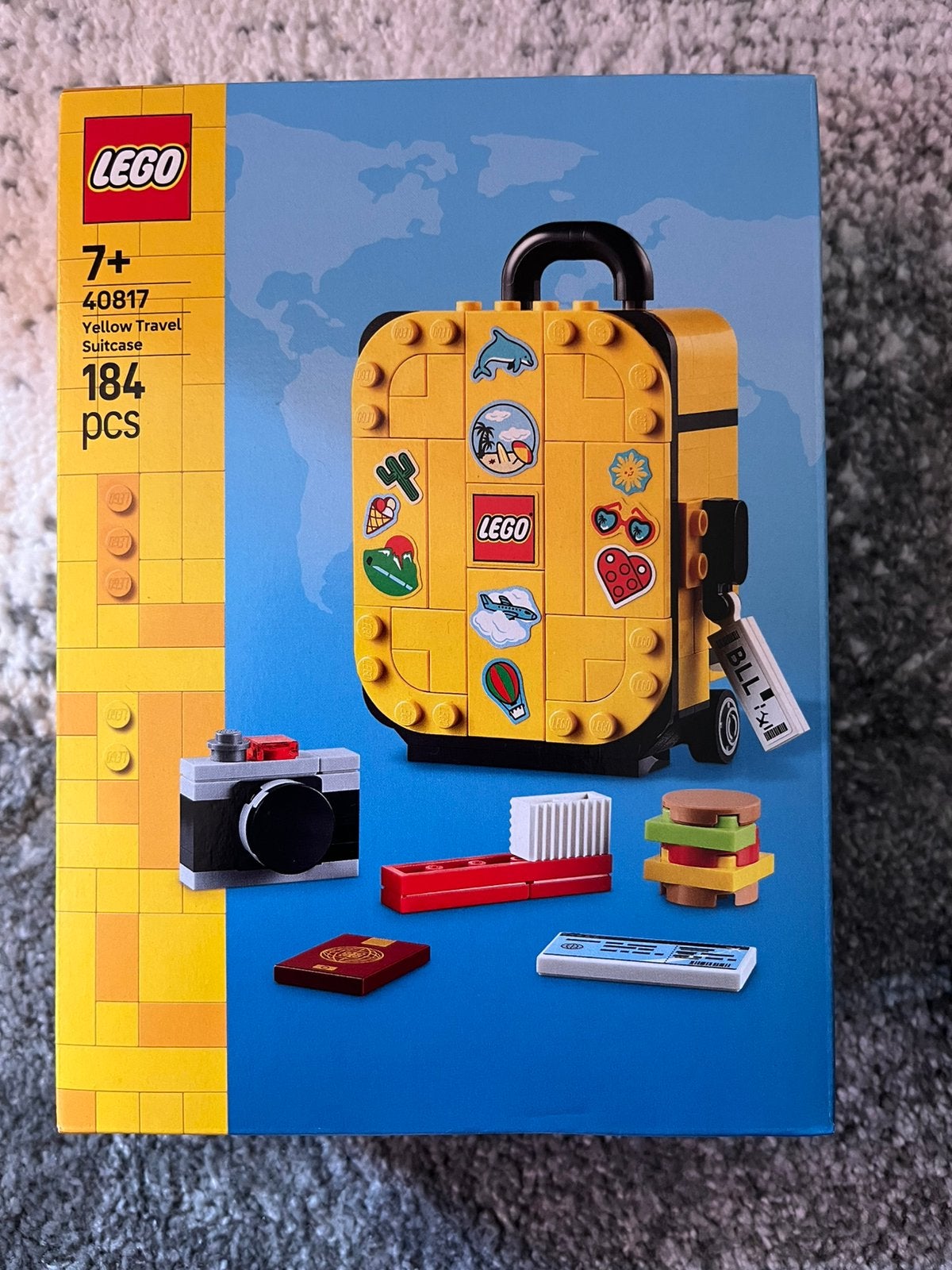 Lego 40817 Yellow Travel Suitcase, Ophalen of Verzenden, Nieuw