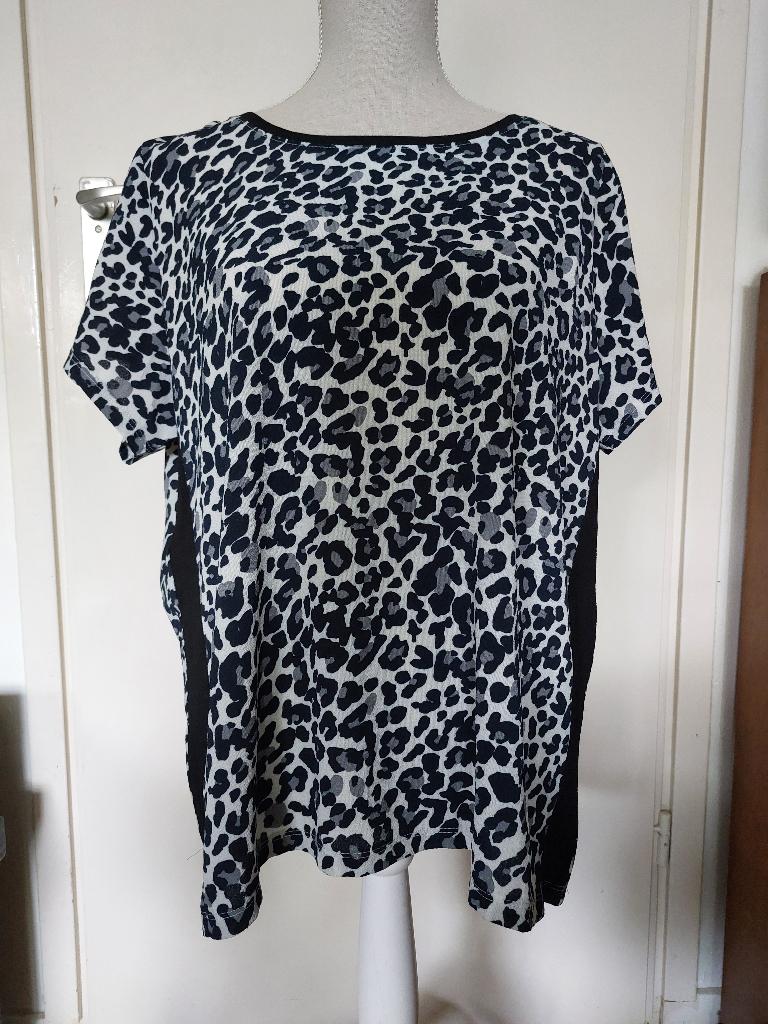 ZOMER! Trendy animal ibiza blouse top van Liz Devy maat XL, Kleding | Dames, Liz Devy, Verzenden, Zwart, Maat 46/48 (XL) of groter