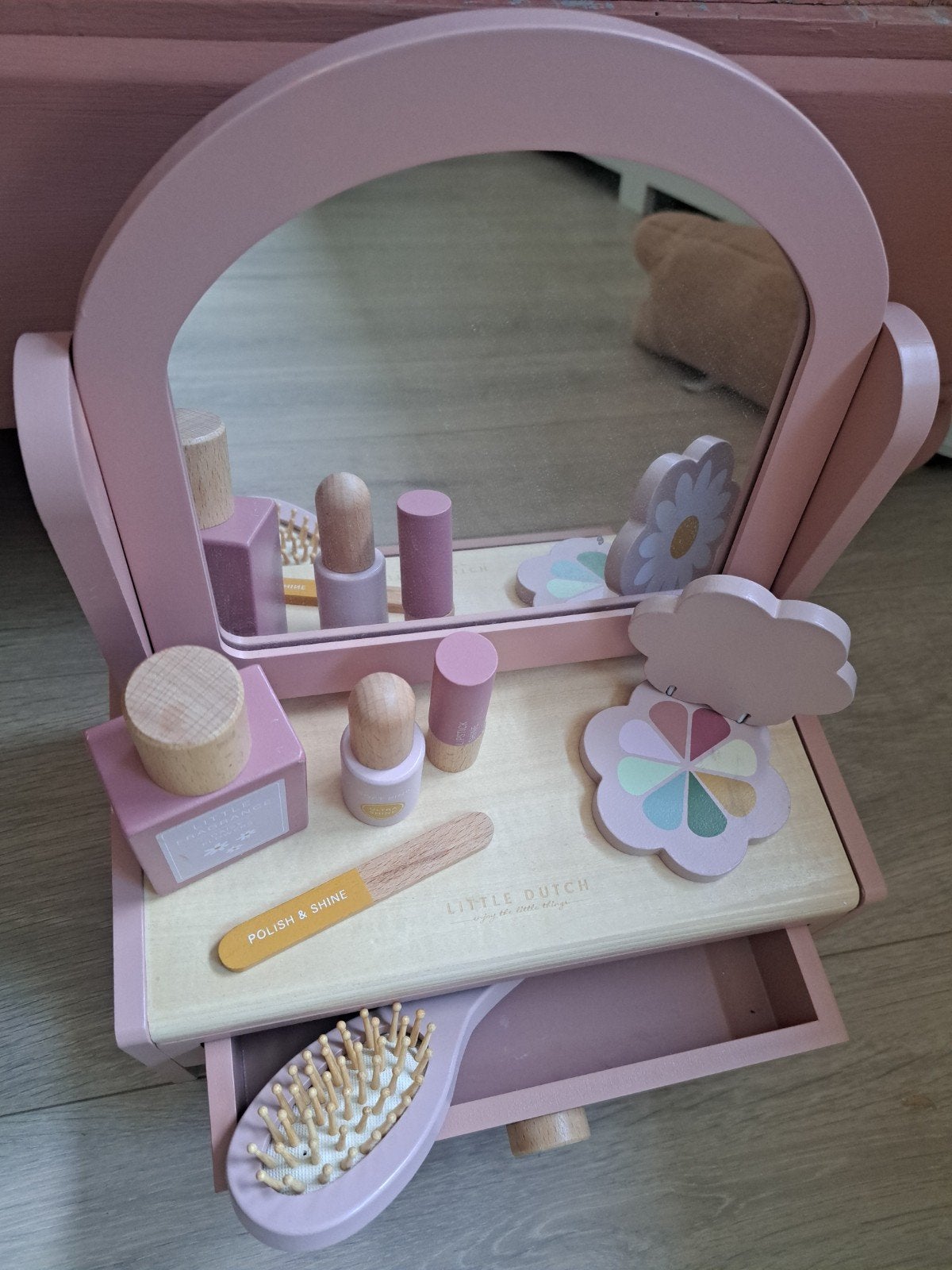 Little Dutch Kaptafel met Accessoires, Ophalen, Zo goed als nieuw, Meubelstuk of Keukentje