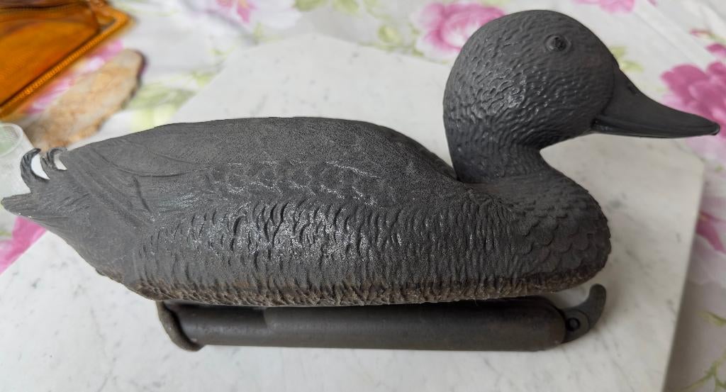 Vintage Italiaanse lokeend van kunststof – 40 cm, Ophalen of Verzenden, Gebruikt, Dier
