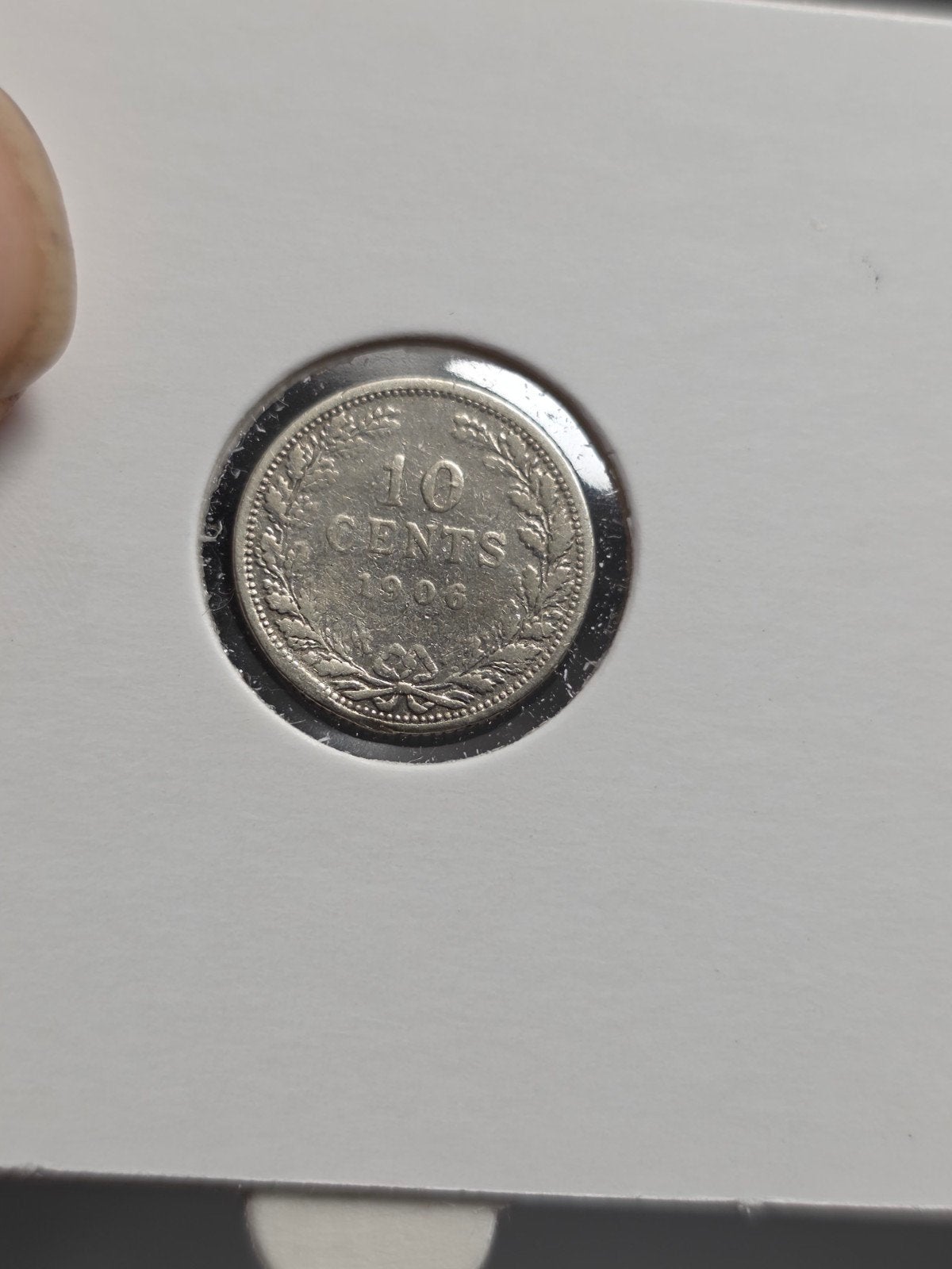 10 cent 1906 Nederland, Verzenden, Zilver, 10 cent, Koningin Wilhelmina