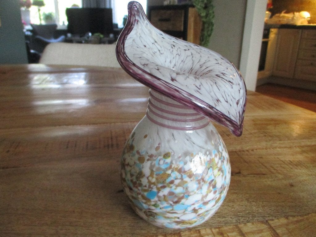 Kleurijk Art Glas Vaasje, v.a 30,00e, Antiek en Kunst, Antiek | Glas en Kristal, Ophalen of Verzenden