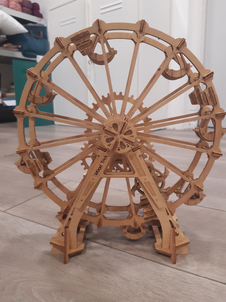 Houten Reuzenrad - 29x27x15 cm, Ophalen, Zo goed als nieuw, 1:50 tot 1:144
