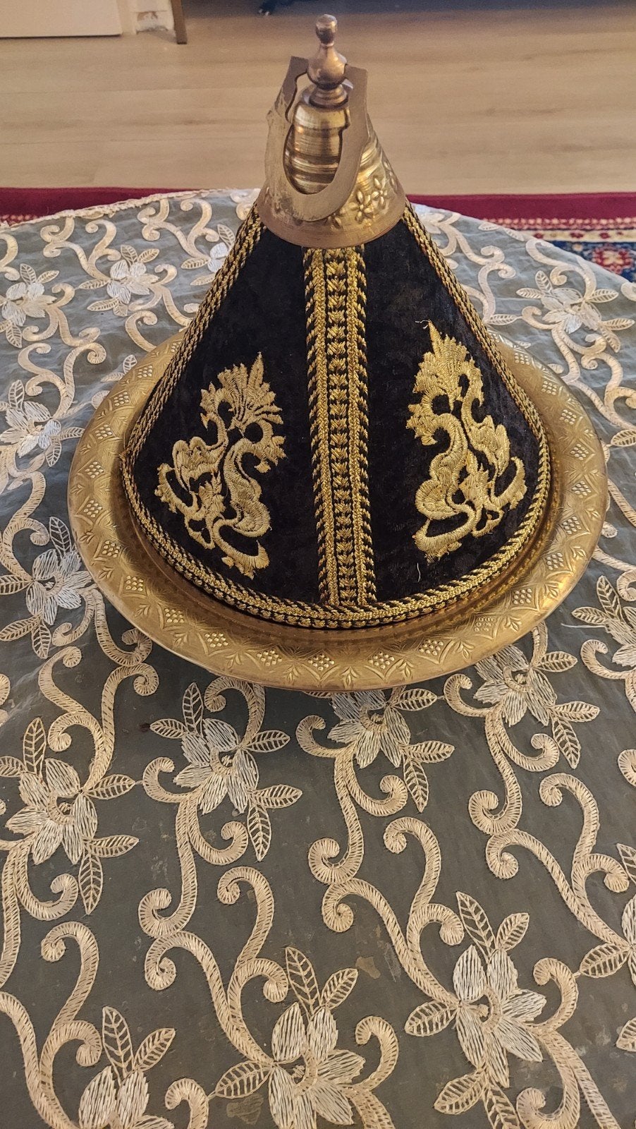Marokkaanse Tajine 29 cm met fluwelen deksel, Ophalen of Verzenden