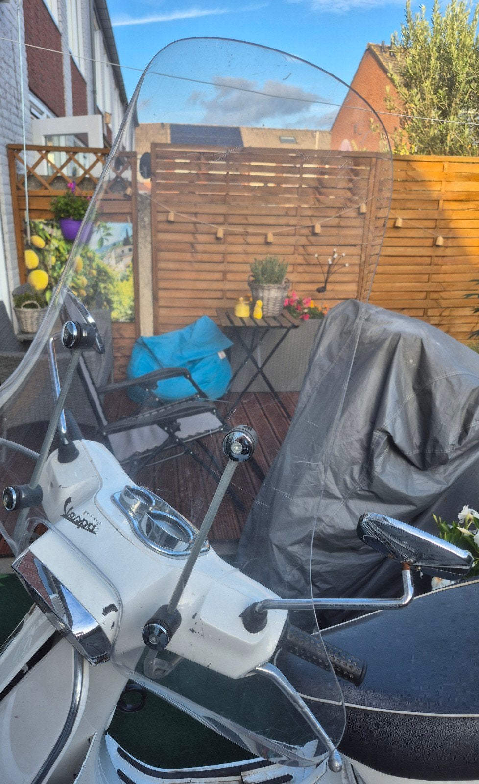vespa lx/s hoge windscherm, Fietsen en Brommers, Brommeronderdelen | Scooters, Ophalen of Verzenden, Gebruikt, Overige typen, Vespa