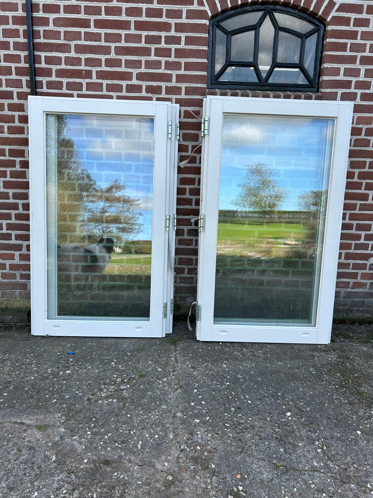 5x nieuw draairaam 77,5x133,5cm., Doe-het-zelf en Verbouw, Ophalen, Gevelraam of Ruit, Minder dan 80 cm, 120 tot 160 cm