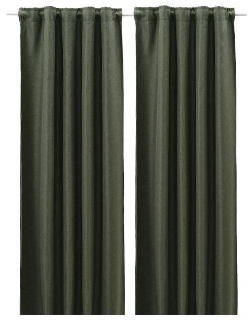 Ikea Blåhuvud gordijnen 2x 145x220cm (op maat gemaakt), 100 tot 150 cm, 200 cm of meer, Ophalen of Verzenden, Zo goed als nieuw