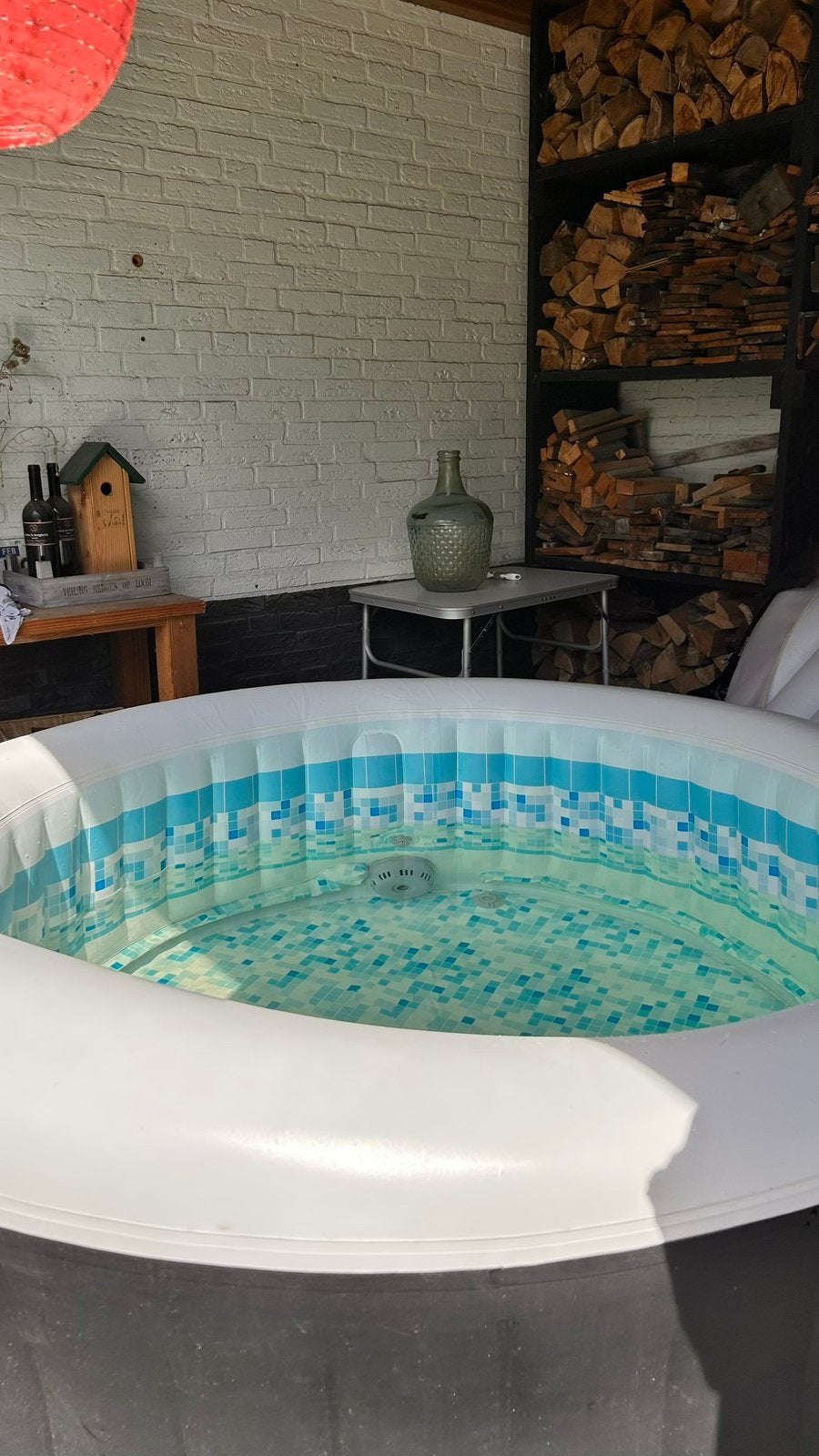 Lay-Z Miami Jacuzzi-Hottub, Ophalen, Zo goed als nieuw, Filter, Opblaasbaar