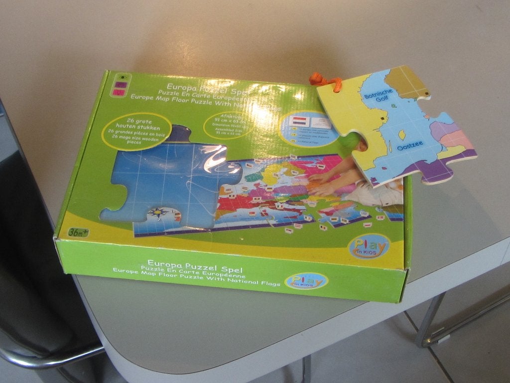 Houten puzzel nieuw vanaf 3 jaar 26 grote stukken, 2 tot 4 jaar, 10 tot 50 stukjes, Nieuw, Ophalen of Verzenden