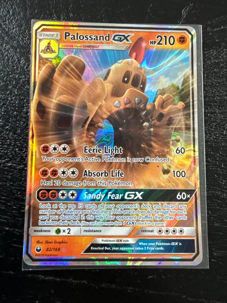 Palossand GX 82 pokemonkaart, Ophalen of Verzenden, Zo goed als nieuw