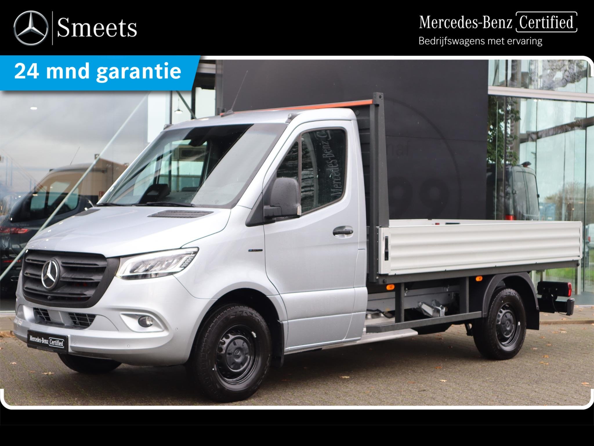 Mercedes-Benz eSprinter 320 L2 OPEN LAADBAK TREKHAAK, Automaat, 81 kWh, Gebruikt, 2000 kg