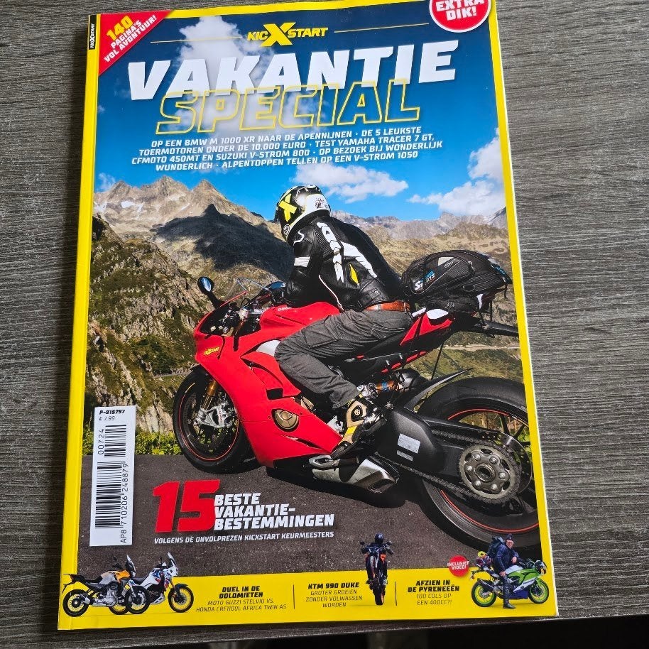 KicXstart Vakantie Special - Motormagazine, Ophalen of Verzenden, Zo goed als nieuw, Overige typen