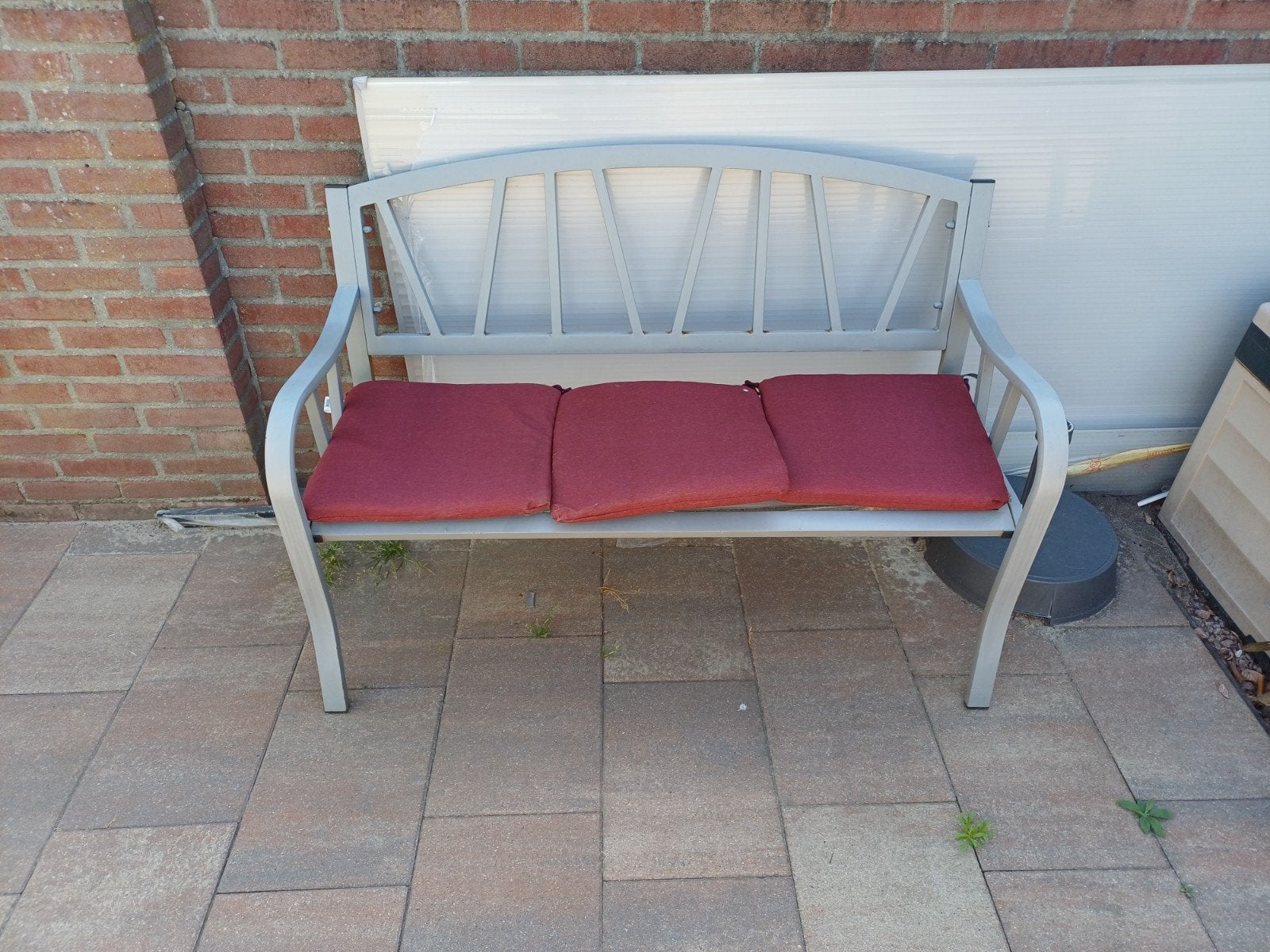 tuinbank, Tuin en Terras, Ophalen, Zo goed als nieuw, Metaal