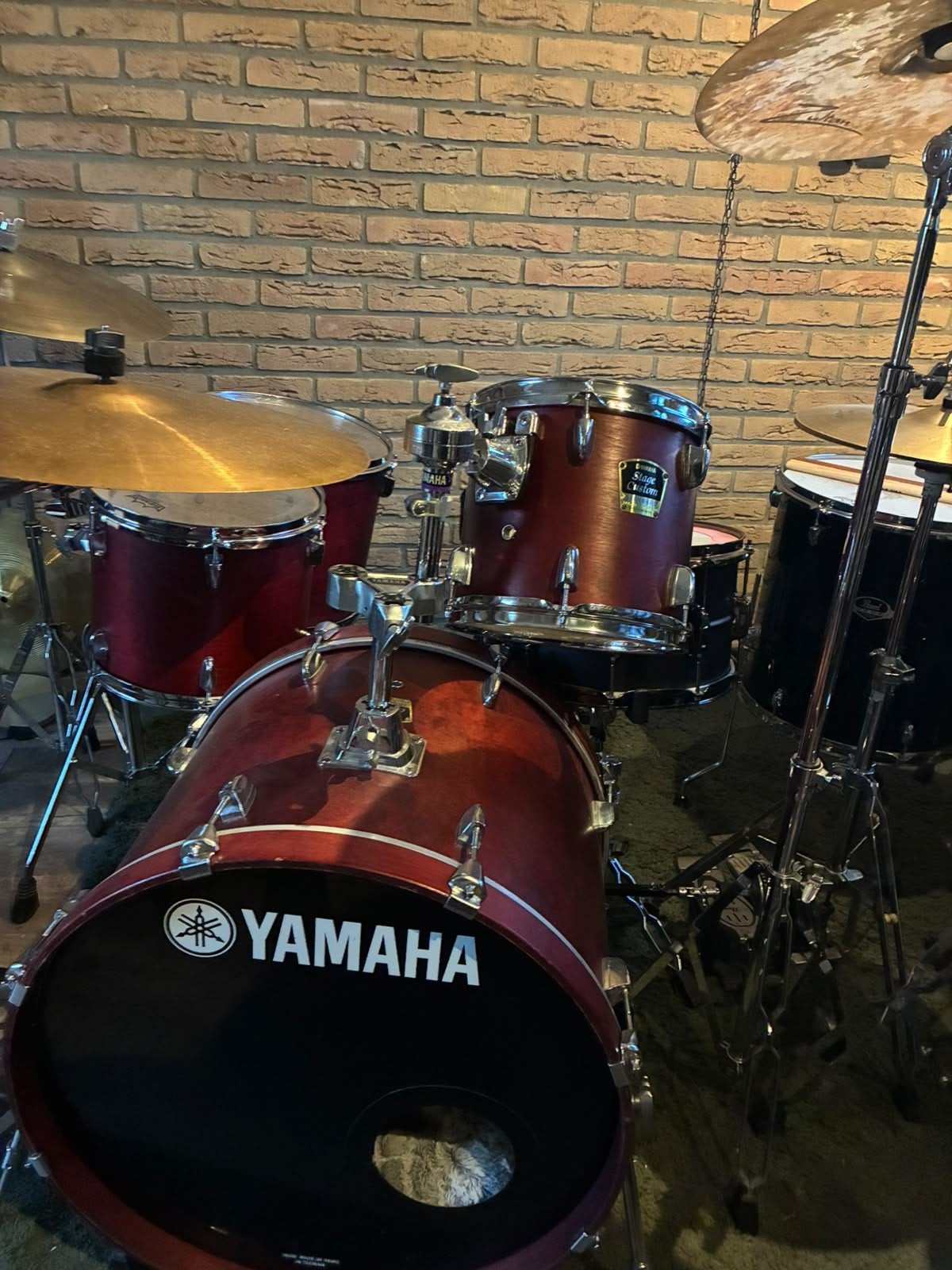 Yamaha Stage Custom Drumstel - 22, 10, 12, 14 inch, Ophalen, Gebruikt, Yamaha