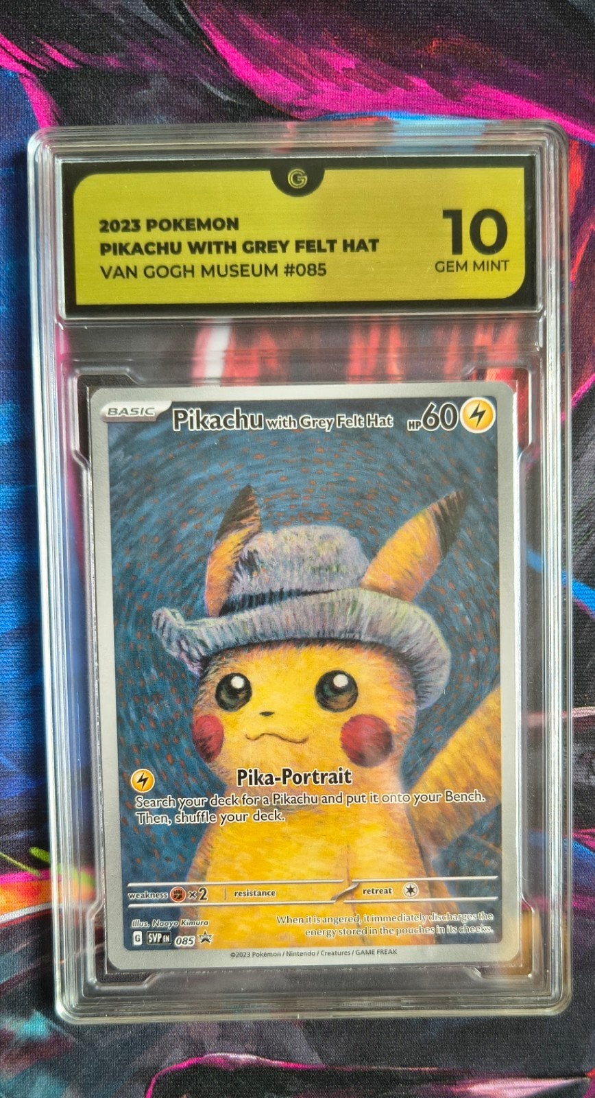 Partij Psa 10 Slabs + Pikachu van Gogh Gg 10 + 30th hitjes, Hobby en Vrije tijd, Ophalen, Nieuw
