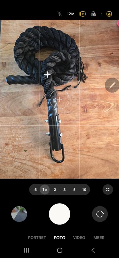 Battle Rope voor krachttraining en cardio, Sport en Fitness, Fitnessmaterialen, Ophalen of Verzenden, Gebruikt, Benen, Battle rope