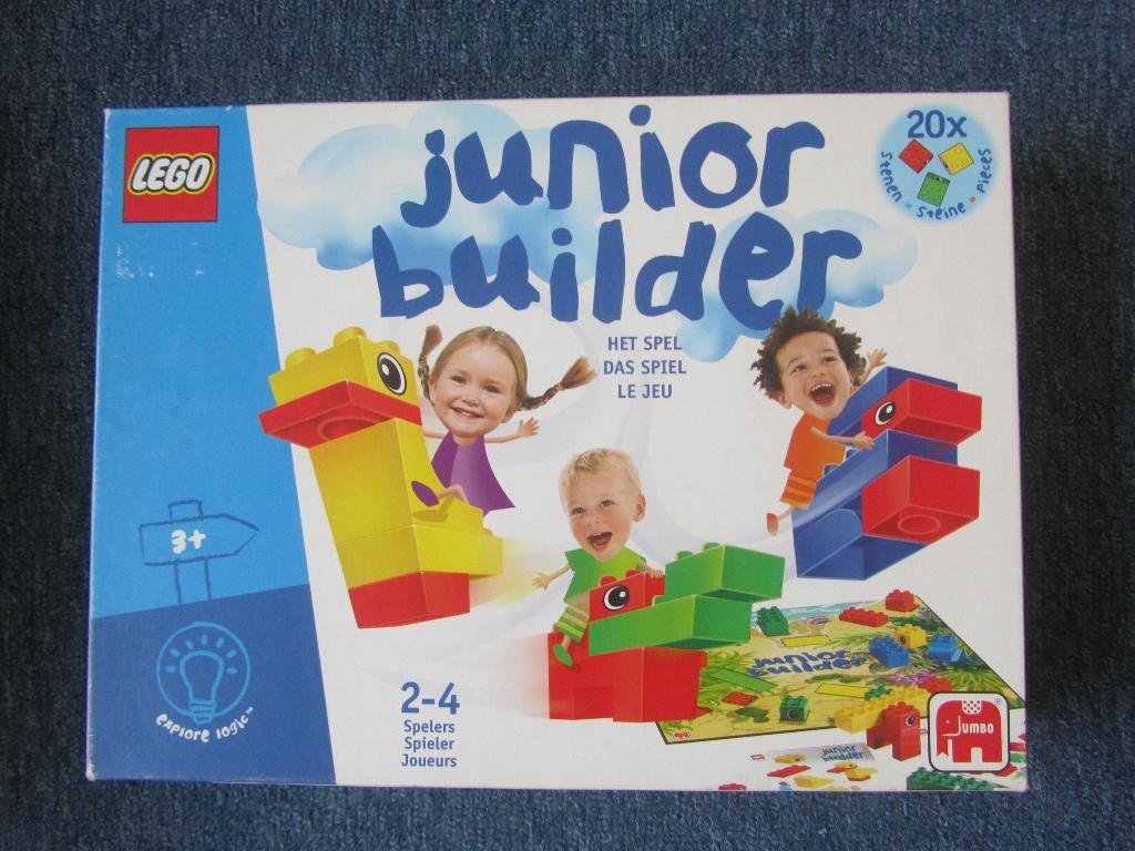 Lego Junior bouwspel van Jumbo, 2-4 spelers, 3+, Compleet, Lego, Ophalen of Verzenden, Zo goed als nieuw