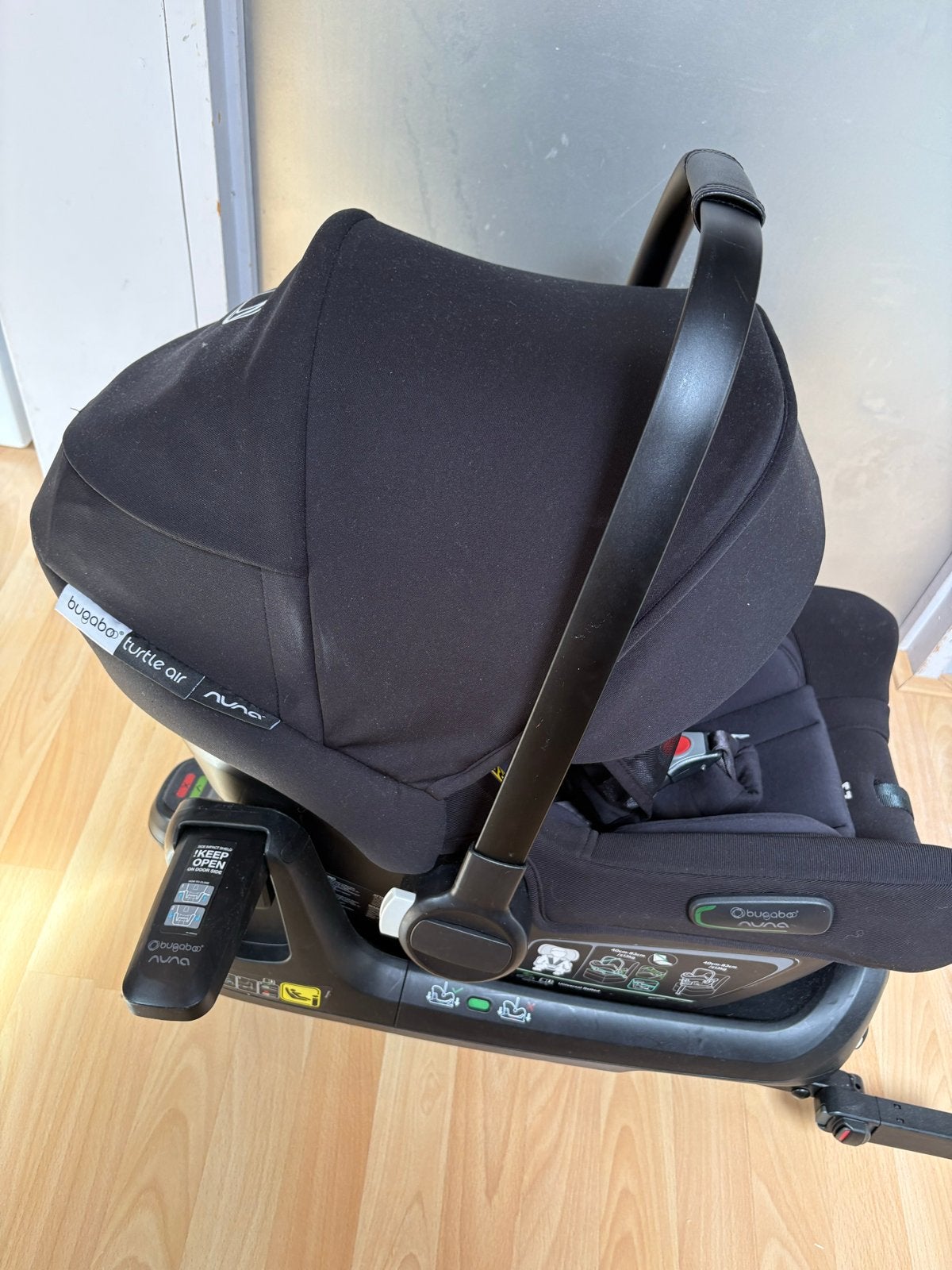 Bugaboo Turtle Air by Nuna autostoel met Isofix base, Kinderen en Baby's, Zo goed als nieuw, Isofix, 0 t/m 13 kg, Ophalen