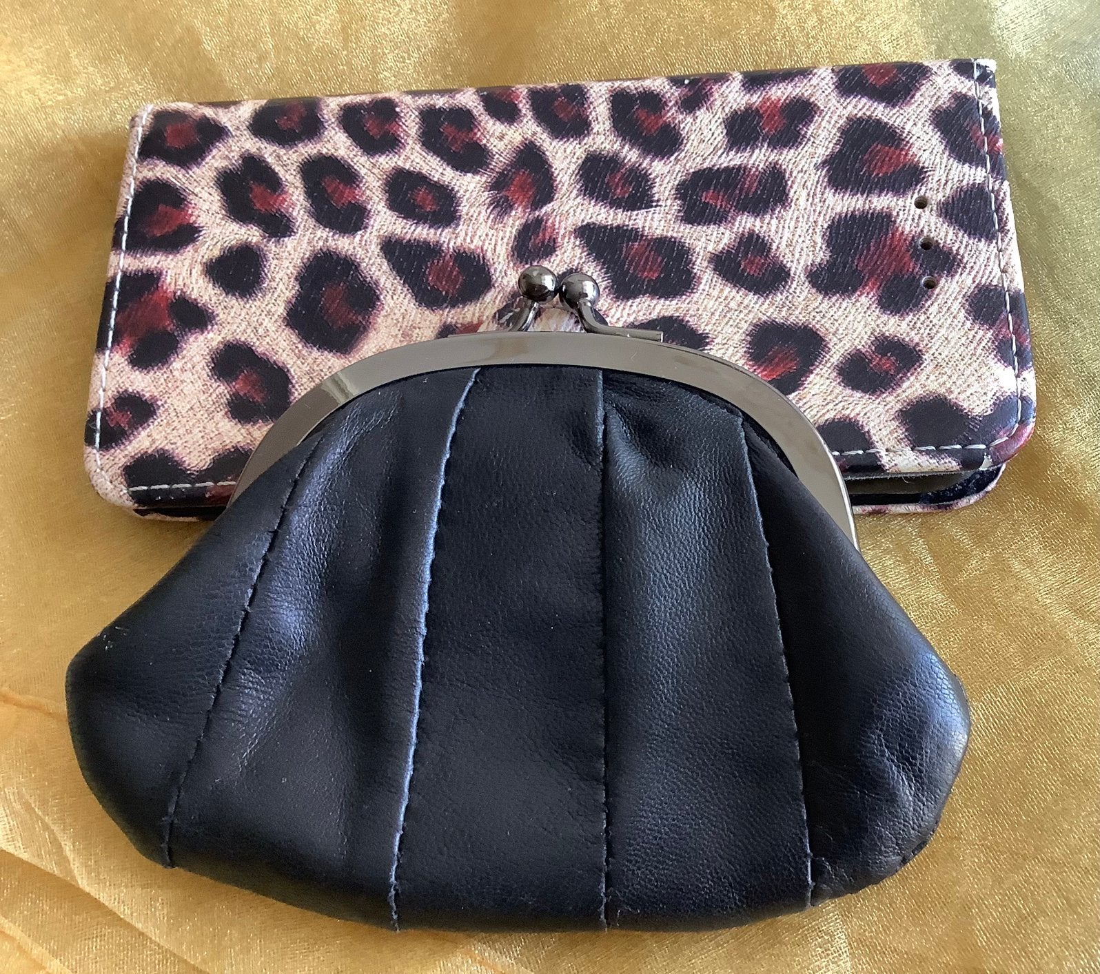 Beursje.      Leder,     Nieuw.    ️, Verzenden, Nieuw, Zwart, Leer