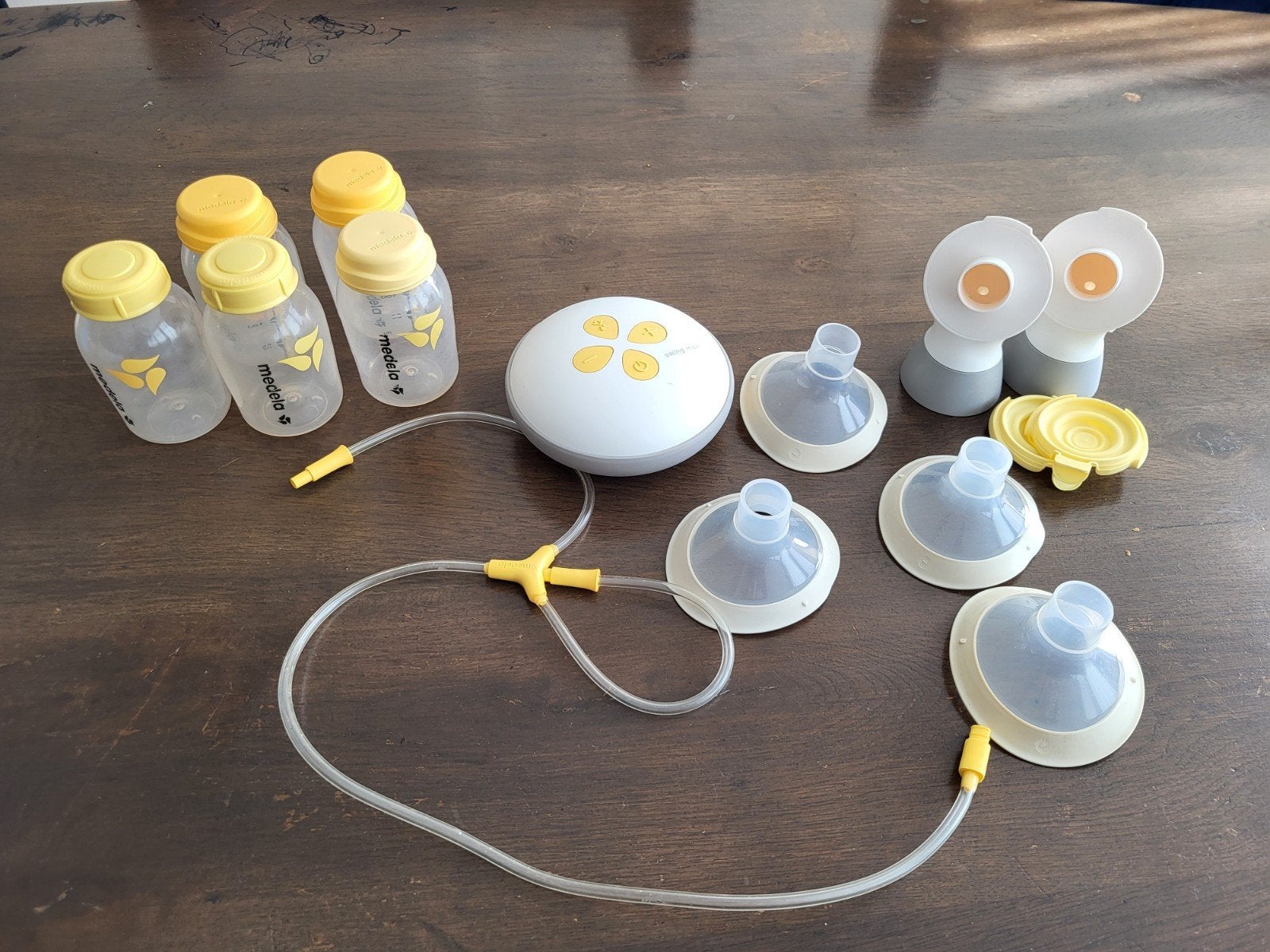 medela swing dubbele kolf, Ophalen of Verzenden, Borstkolf